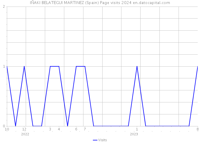 IÑAKI BELATEGUI MARTINEZ (Spain) Page visits 2024 