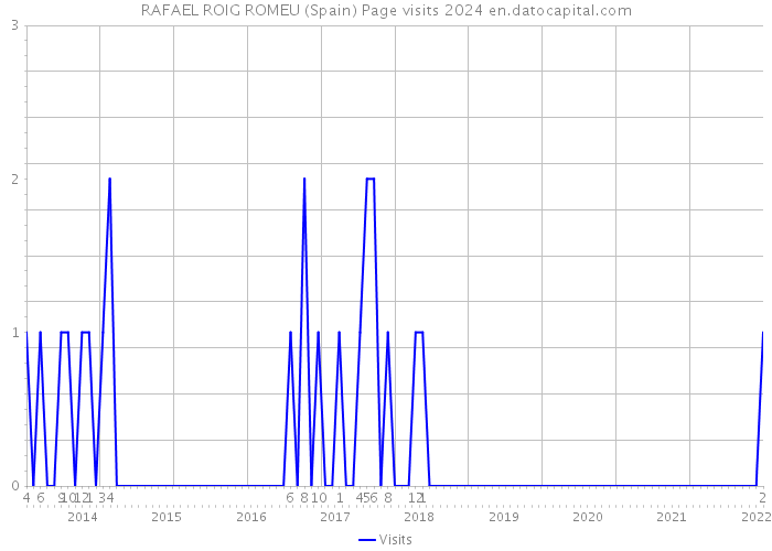 RAFAEL ROIG ROMEU (Spain) Page visits 2024 