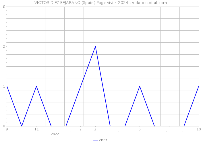 VICTOR DIEZ BEJARANO (Spain) Page visits 2024 