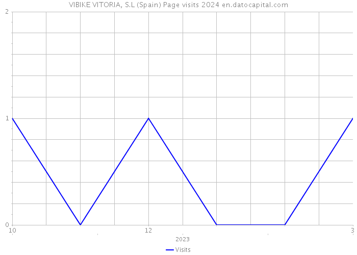 VIBIKE VITORIA, S.L (Spain) Page visits 2024 