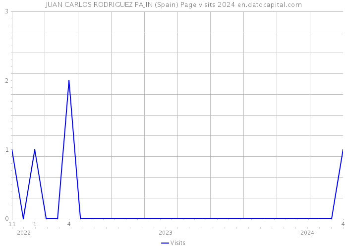 JUAN CARLOS RODRIGUEZ PAJIN (Spain) Page visits 2024 