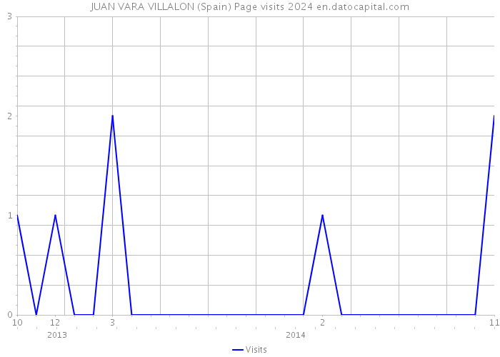 JUAN VARA VILLALON (Spain) Page visits 2024 