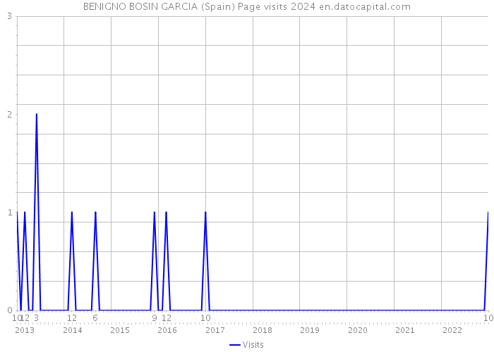 BENIGNO BOSIN GARCIA (Spain) Page visits 2024 