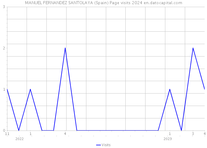 MANUEL FERNANDEZ SANTOLAYA (Spain) Page visits 2024 