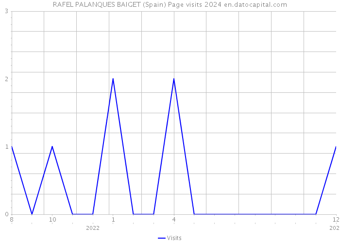 RAFEL PALANQUES BAIGET (Spain) Page visits 2024 
