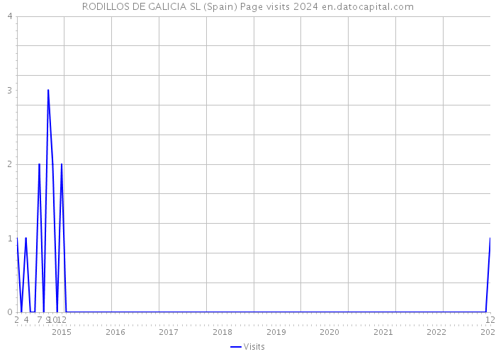 RODILLOS DE GALICIA SL (Spain) Page visits 2024 