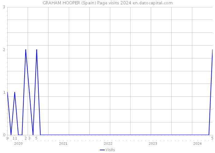GRAHAM HOOPER (Spain) Page visits 2024 