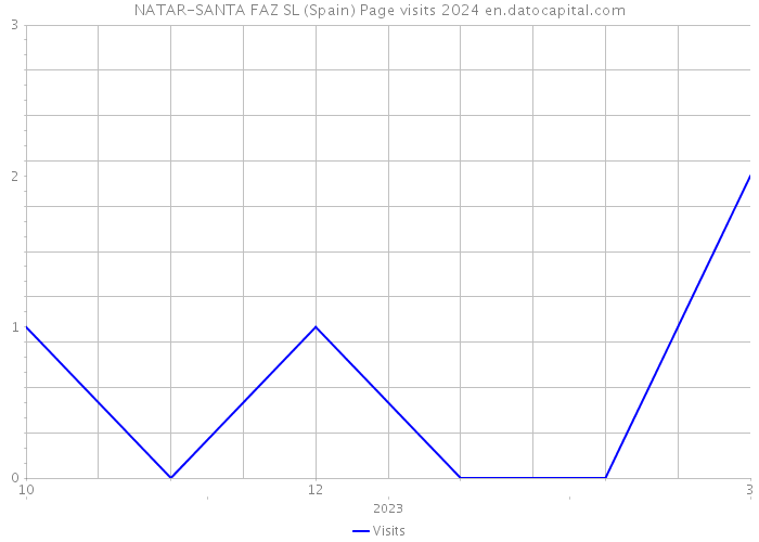 NATAR-SANTA FAZ SL (Spain) Page visits 2024 