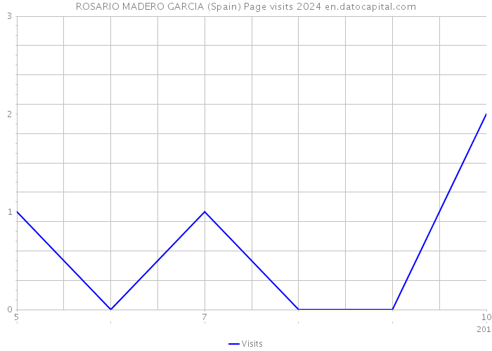 ROSARIO MADERO GARCIA (Spain) Page visits 2024 
