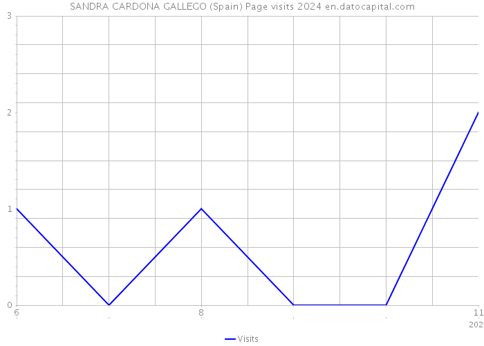 SANDRA CARDONA GALLEGO (Spain) Page visits 2024 