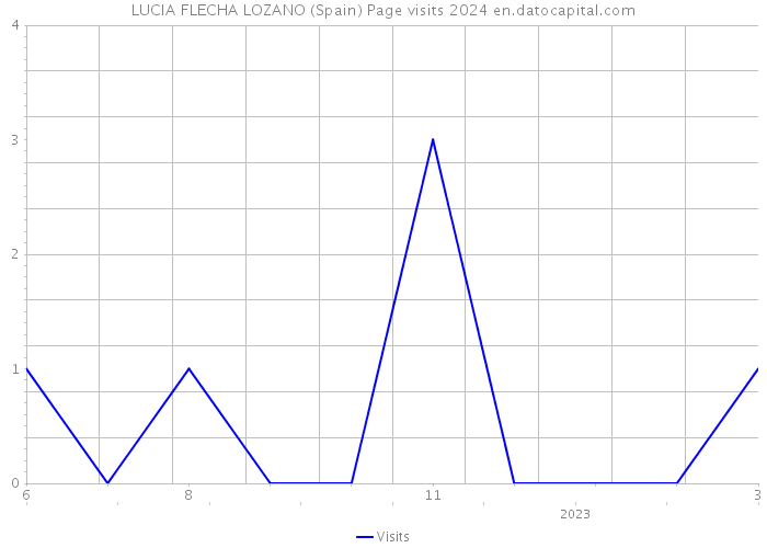 LUCIA FLECHA LOZANO (Spain) Page visits 2024 
