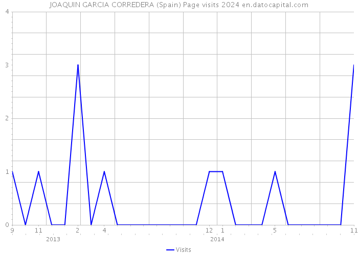 JOAQUIN GARCIA CORREDERA (Spain) Page visits 2024 