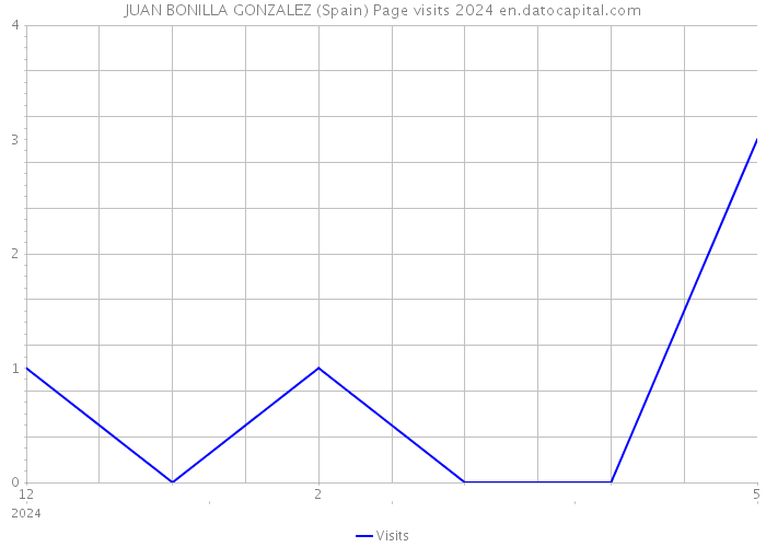 JUAN BONILLA GONZALEZ (Spain) Page visits 2024 