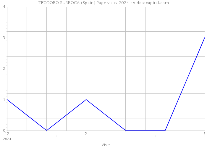 TEODORO SURROCA (Spain) Page visits 2024 