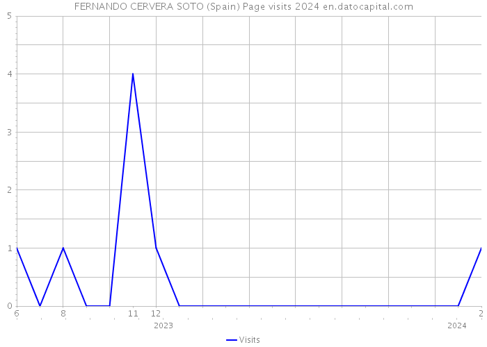 FERNANDO CERVERA SOTO (Spain) Page visits 2024 