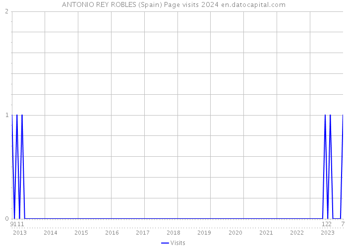 ANTONIO REY ROBLES (Spain) Page visits 2024 