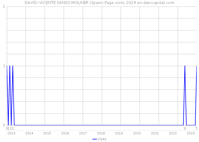 DAVID-VICENTE SANSO MOLINER (Spain) Page visits 2024 