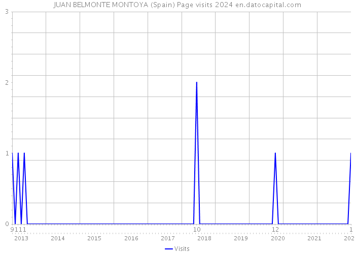JUAN BELMONTE MONTOYA (Spain) Page visits 2024 
