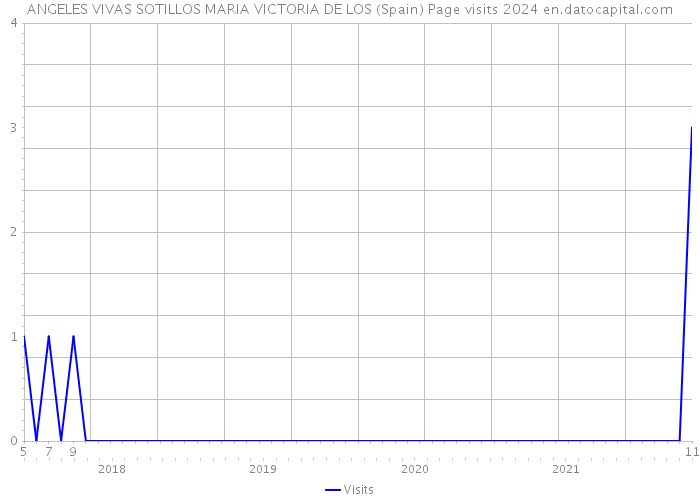 ANGELES VIVAS SOTILLOS MARIA VICTORIA DE LOS (Spain) Page visits 2024 