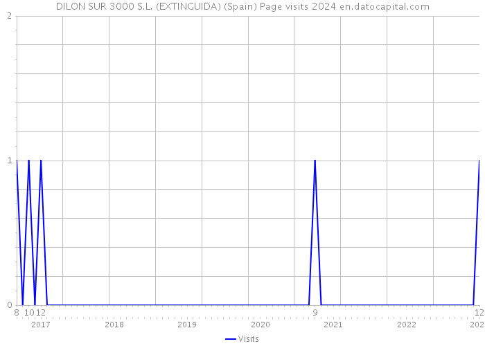 DILON SUR 3000 S.L. (EXTINGUIDA) (Spain) Page visits 2024 