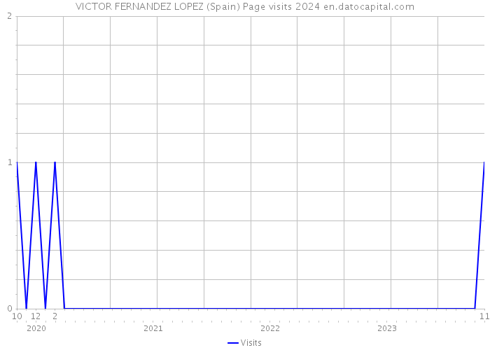 VICTOR FERNANDEZ LOPEZ (Spain) Page visits 2024 