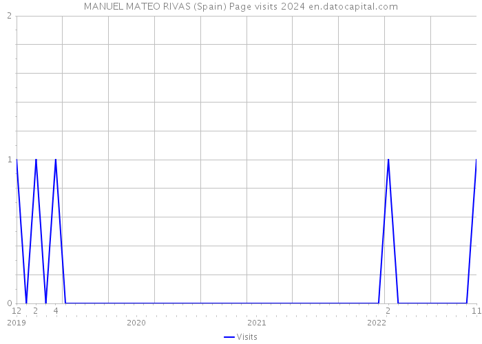 MANUEL MATEO RIVAS (Spain) Page visits 2024 