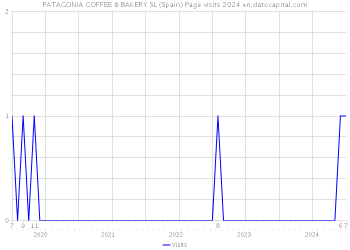 PATAGONIA COFFEE & BAKERY SL (Spain) Page visits 2024 