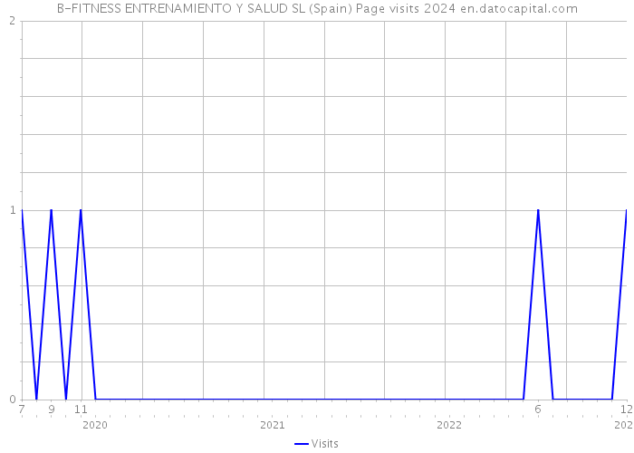 B-FITNESS ENTRENAMIENTO Y SALUD SL (Spain) Page visits 2024 