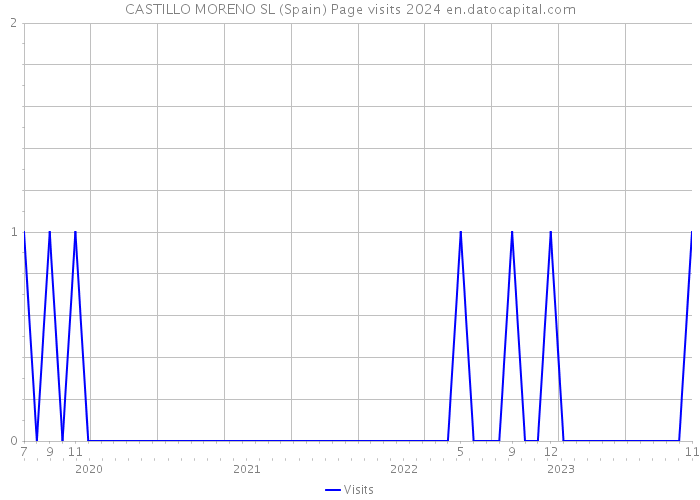 CASTILLO MORENO SL (Spain) Page visits 2024 