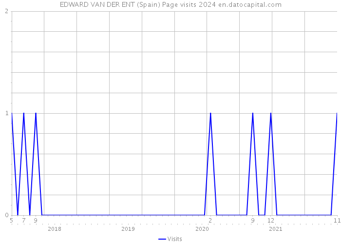 EDWARD VAN DER ENT (Spain) Page visits 2024 
