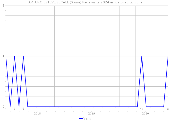 ARTURO ESTEVE SECALL (Spain) Page visits 2024 
