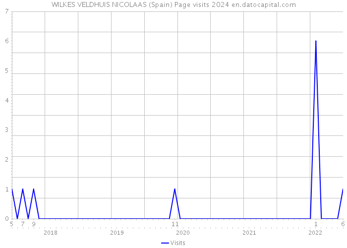 WILKES VELDHUIS NICOLAAS (Spain) Page visits 2024 