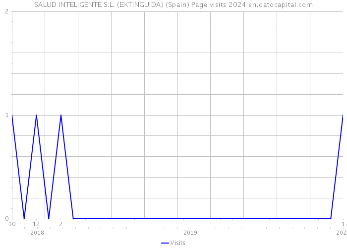 SALUD INTELIGENTE S.L. (EXTINGUIDA) (Spain) Page visits 2024 