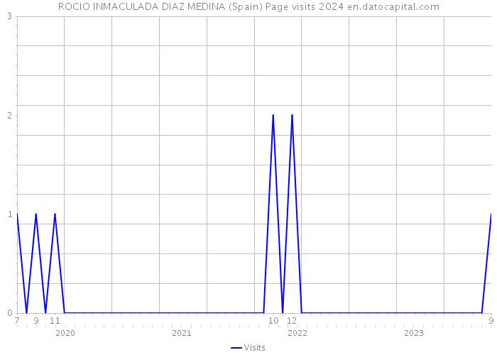 ROCIO INMACULADA DIAZ MEDINA (Spain) Page visits 2024 