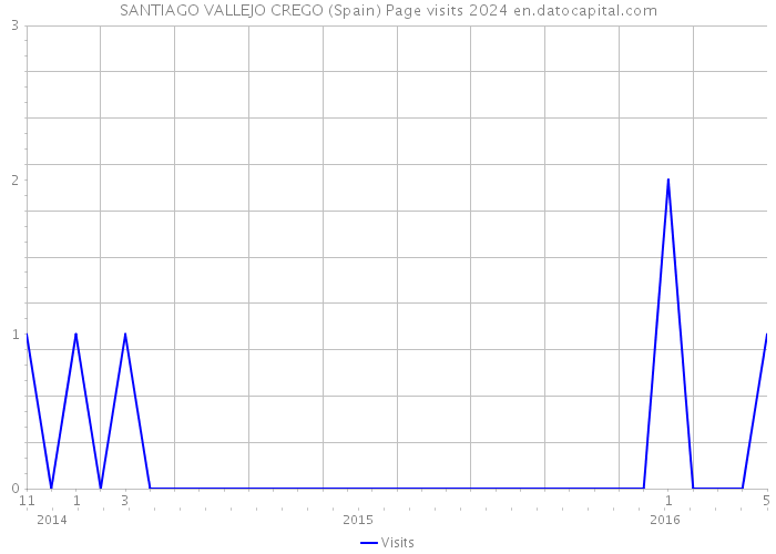 SANTIAGO VALLEJO CREGO (Spain) Page visits 2024 