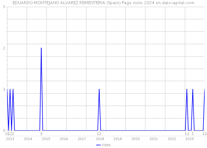 EDUARDO MONTEJANO ALVAREZ REMENTERIA (Spain) Page visits 2024 