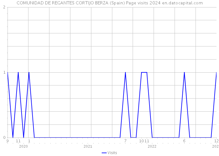 COMUNIDAD DE REGANTES CORTIJO BERZA (Spain) Page visits 2024 