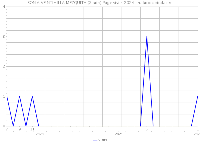 SONIA VEINTIMILLA MEZQUITA (Spain) Page visits 2024 