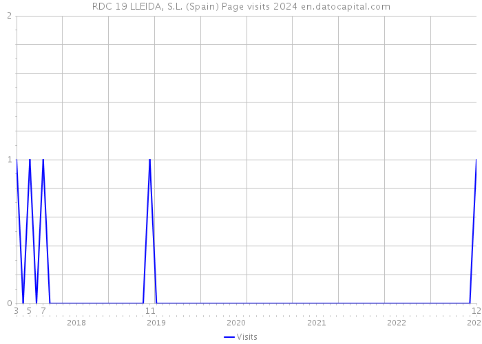 RDC 19 LLEIDA, S.L. (Spain) Page visits 2024 