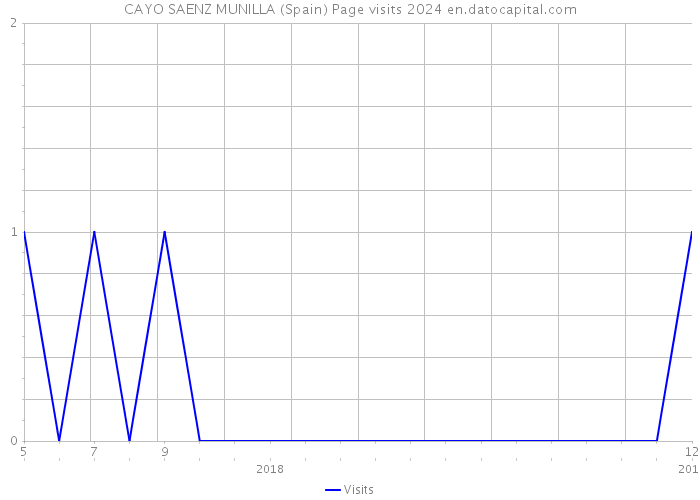 CAYO SAENZ MUNILLA (Spain) Page visits 2024 