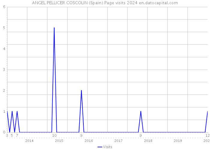 ANGEL PELLICER COSCOLIN (Spain) Page visits 2024 