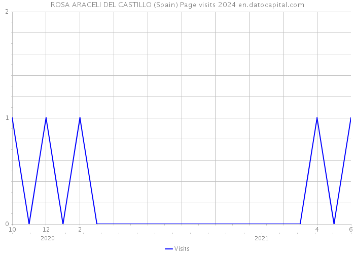 ROSA ARACELI DEL CASTILLO (Spain) Page visits 2024 