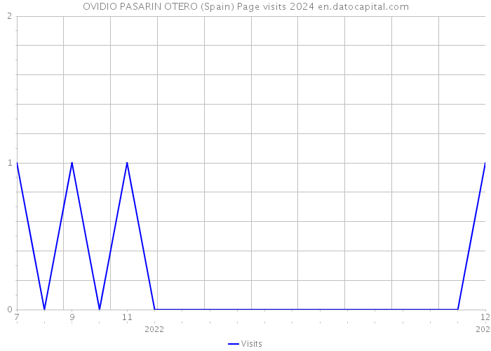 OVIDIO PASARIN OTERO (Spain) Page visits 2024 