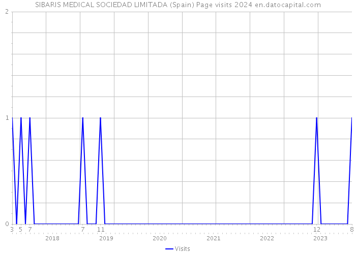 SIBARIS MEDICAL SOCIEDAD LIMITADA (Spain) Page visits 2024 