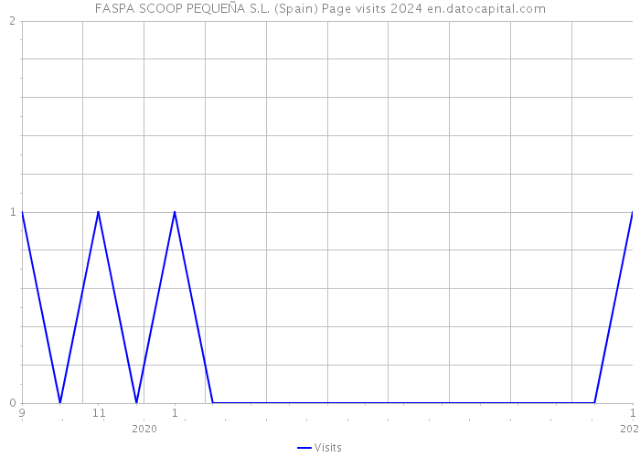 FASPA SCOOP PEQUEÑA S.L. (Spain) Page visits 2024 