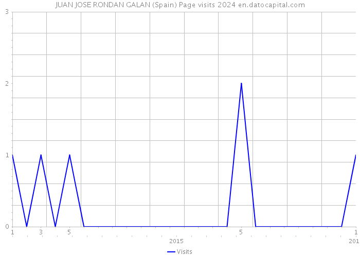 JUAN JOSE RONDAN GALAN (Spain) Page visits 2024 