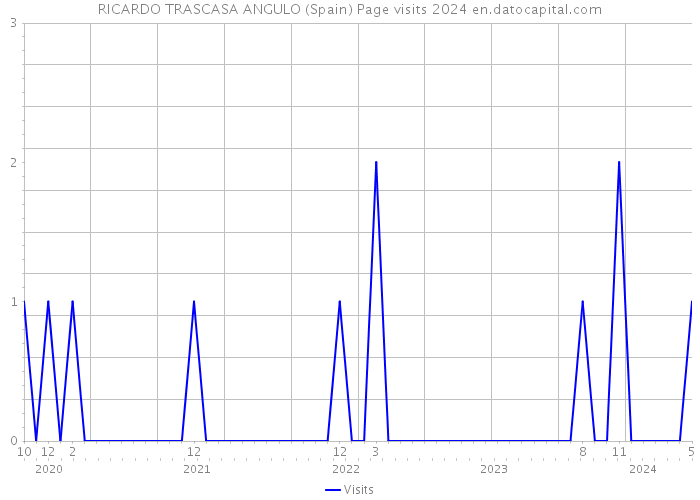 RICARDO TRASCASA ANGULO (Spain) Page visits 2024 