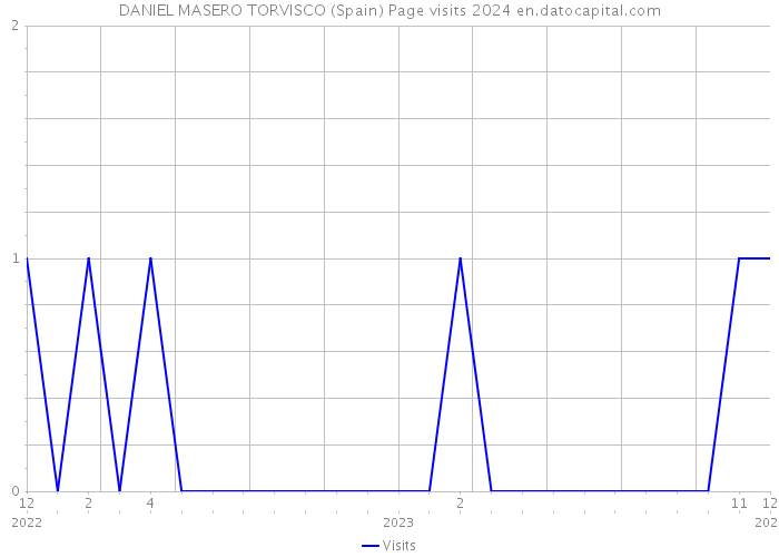 DANIEL MASERO TORVISCO (Spain) Page visits 2024 