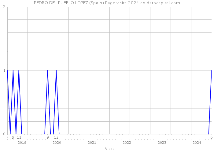 PEDRO DEL PUEBLO LOPEZ (Spain) Page visits 2024 