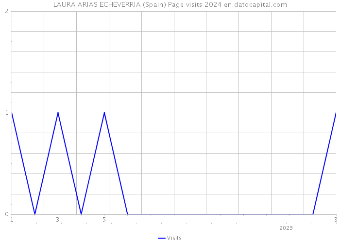 LAURA ARIAS ECHEVERRIA (Spain) Page visits 2024 